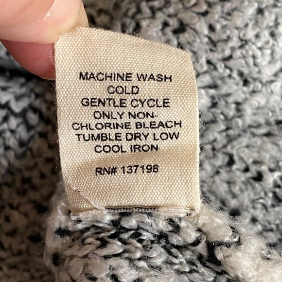 Marled Check Chenille Grannycore Button Cardigan Old Money Coastal Grandma-L - Picture 11 of 12